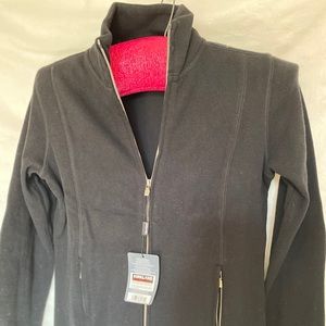 Black Full Zip Front Jacket